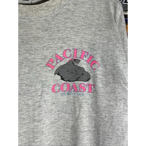 Vintage 80s Rare Pacific Coast Sports Club Gym Tee - Picture 4 of 7